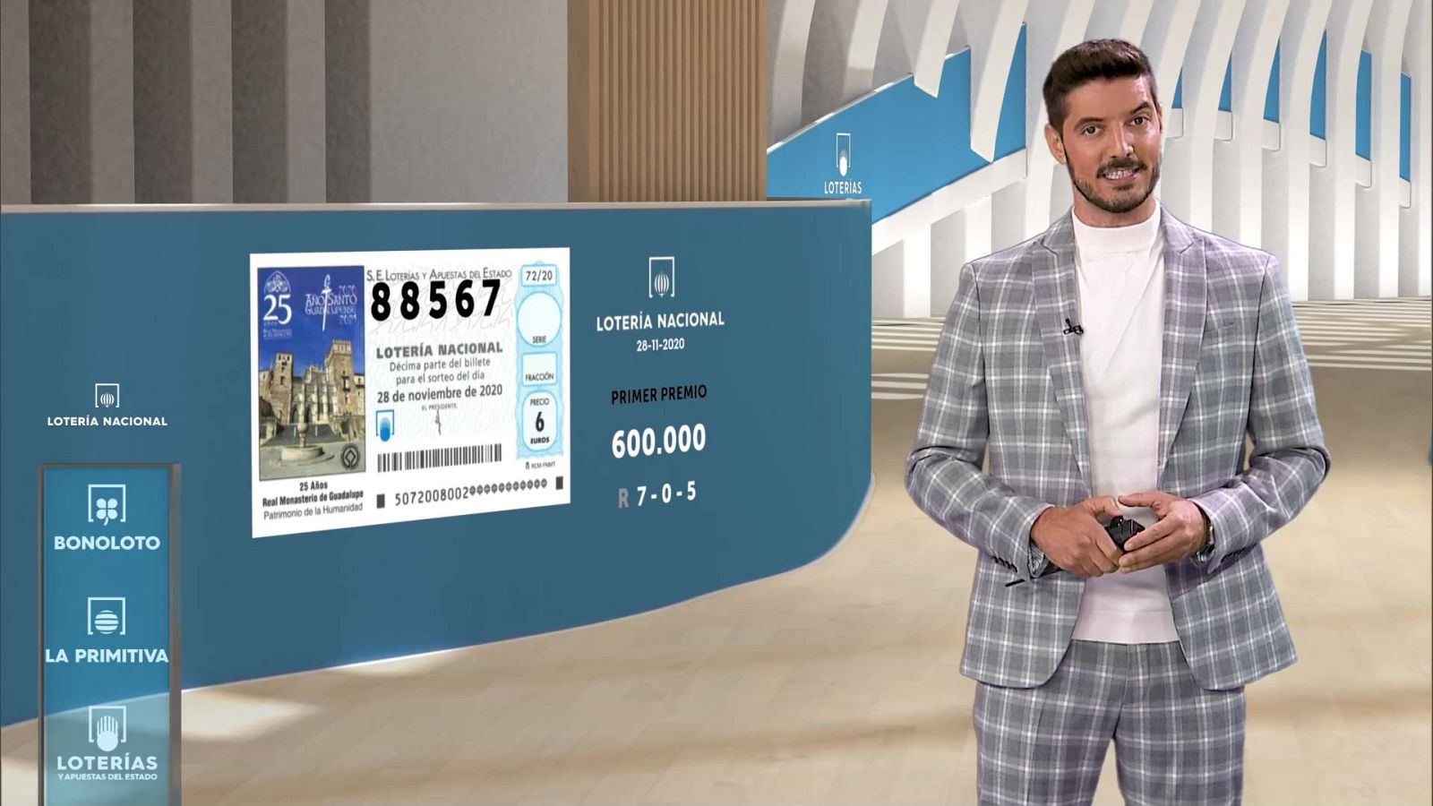 Lotería Nacional - 28/11/20 - ver ahora