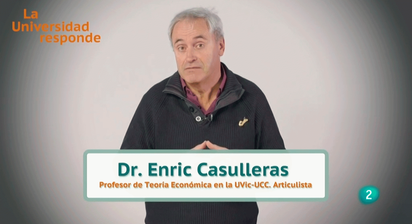 La aventura del saber una nueva crisis economica Vic Universidad Responde #AventuraSaberUResponde