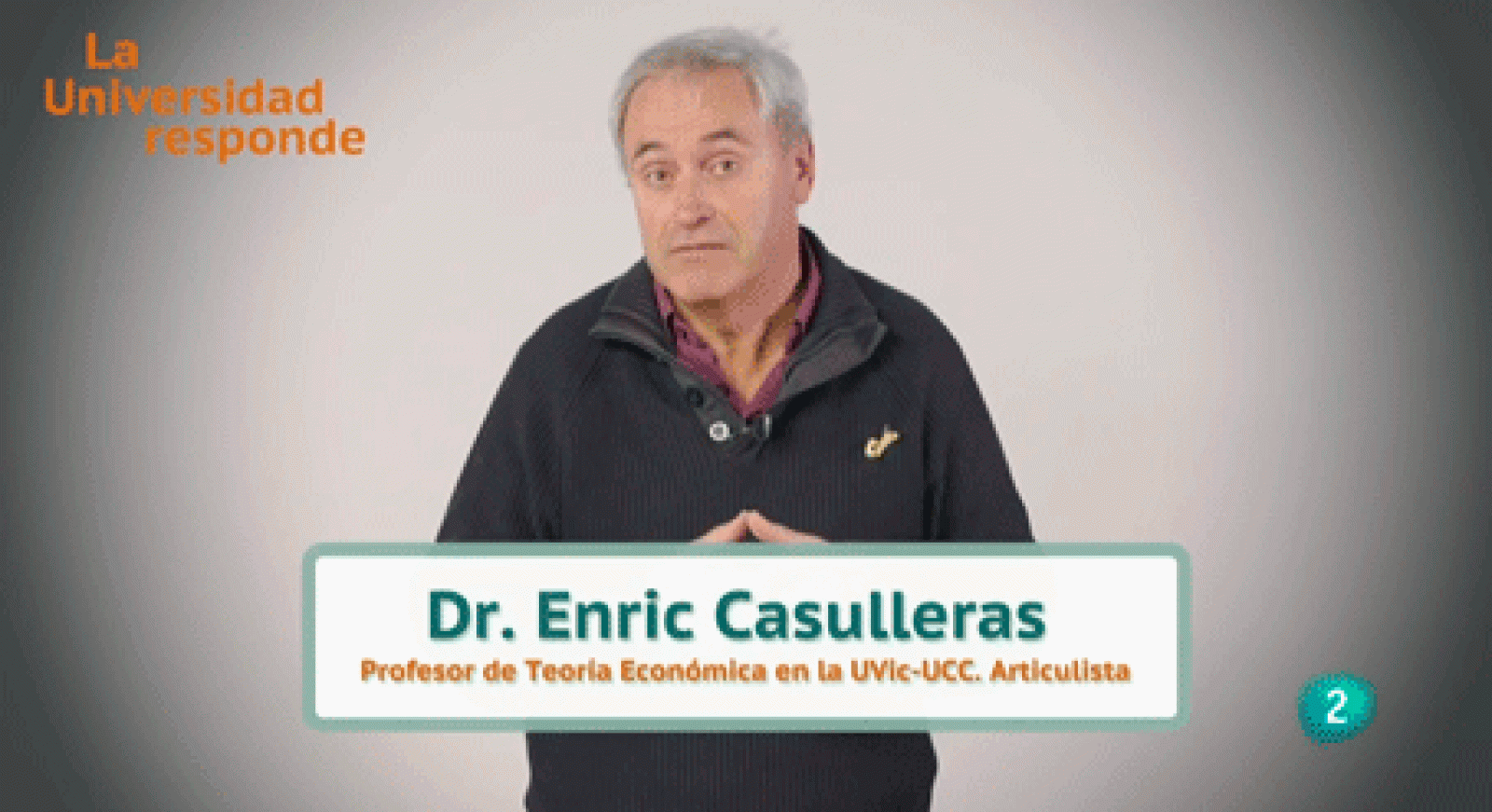 La aventura del saber una nueva crisis economica Vic Universidad Responde #AventuraSaberUResponde