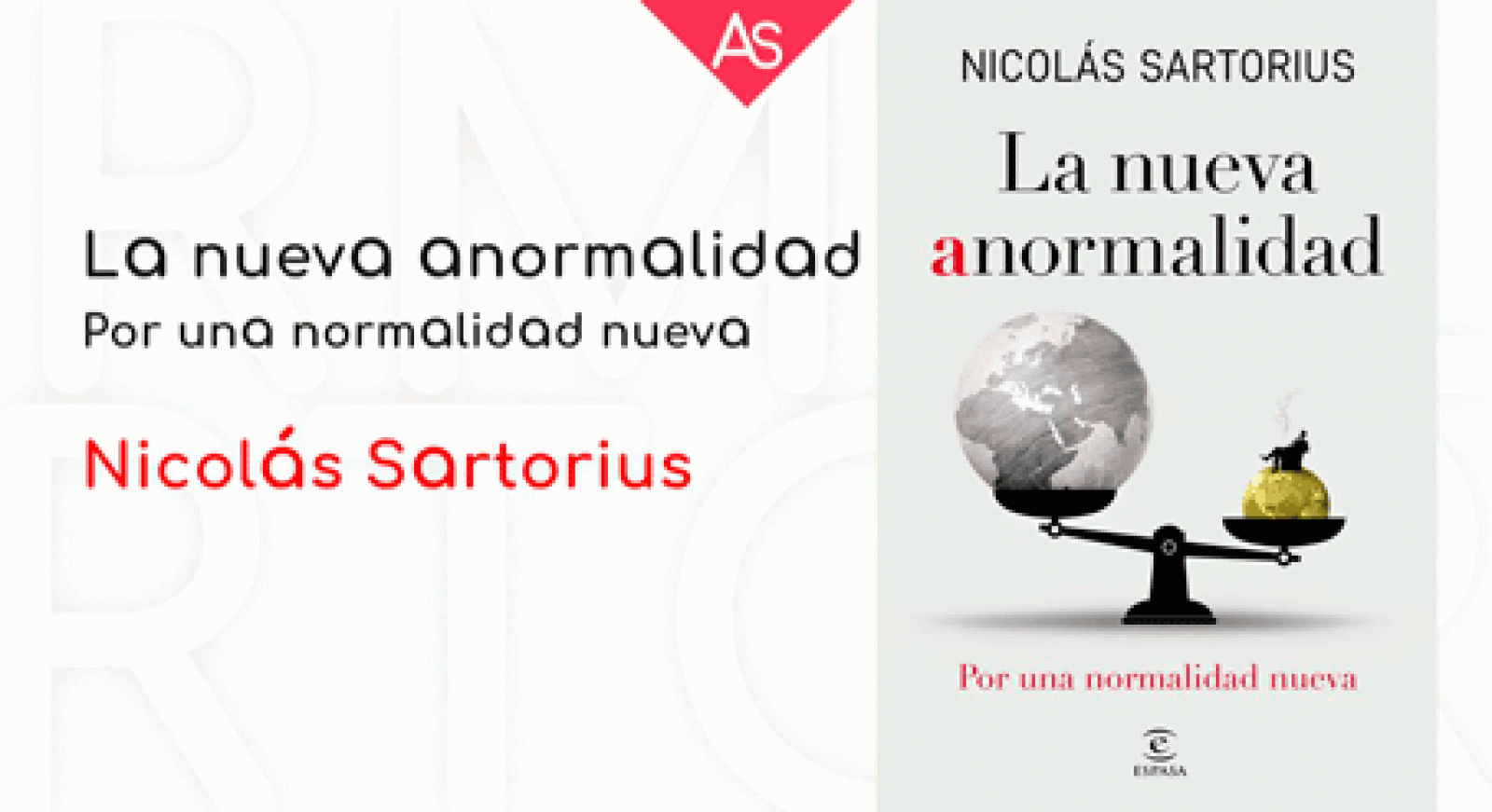 La aventura del saber La nueva anormalidad Por una nueva normalidad Nicolás Sartorius ensayo #AventuraSaberLibros