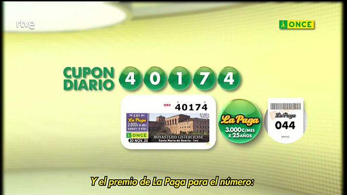 Sorteos ONCE - Sorteo ONCE - 30/11/20