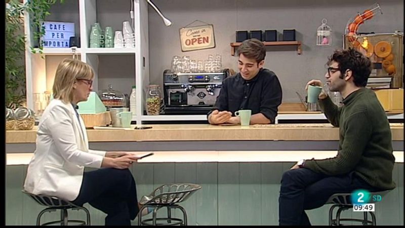 Gemma Nierga entrevista els actors David Verdaguer i Enric Cambray