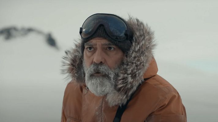 Telediario 1 - George Clooney nos habla de su  nueva película, 'Cielo de Medianoche', que dirige y protagoniza