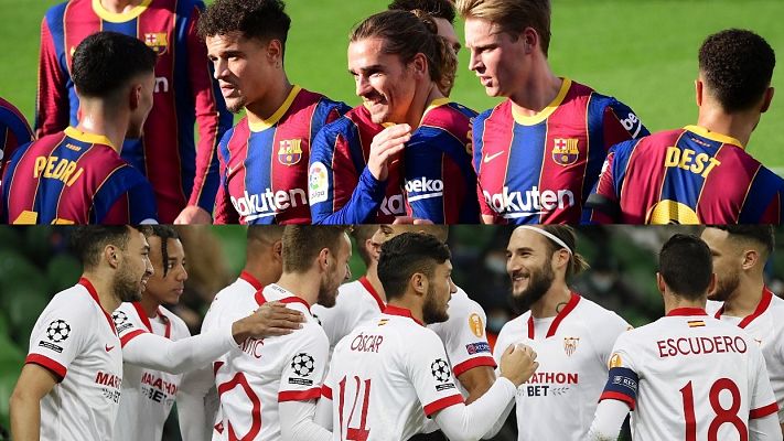 Telediario 1 - Barça y Sevilla, ante Ferencváros y Chelsea en Champions