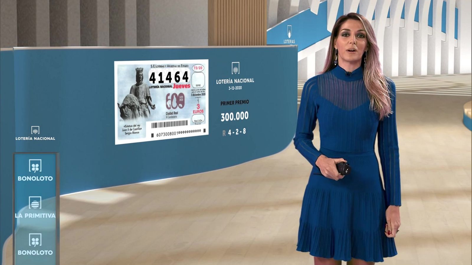 Lotería Nacional + La Primitiva + Bonoloto - 03/12/20 - ver ahora