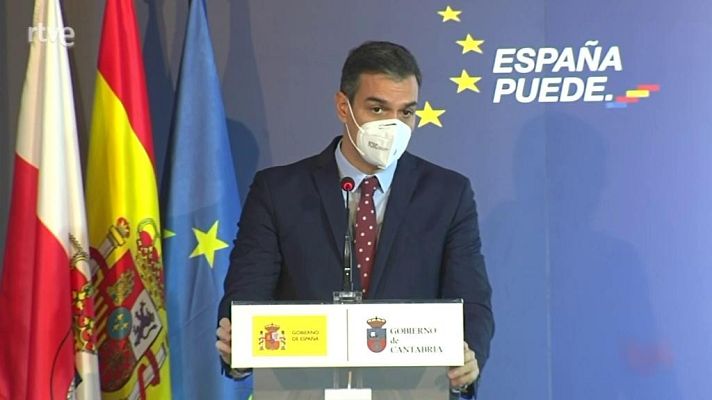 Especiales informativos - Sánchez prevé que para junio estén vacunados unos 20 millones de españoles