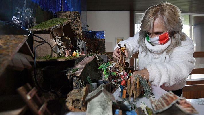 Telediario 1 - Los datos en Italia imponen estrictas medidas en Navidad