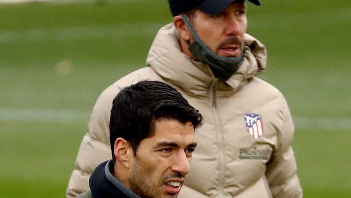 Telediario 1 - Simeone ya puede contar con Luis Suárez