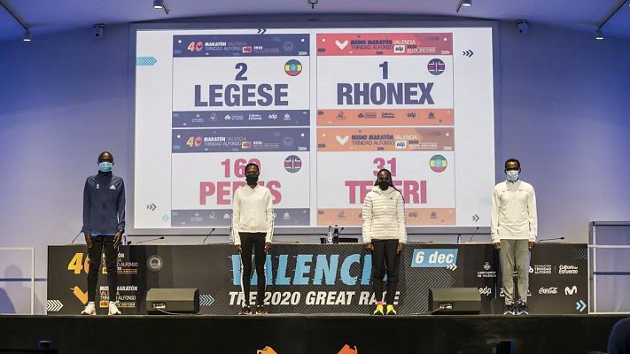 Telediario 1 - Valencia prepara su maratón bajo estrictas medidas sanitarias