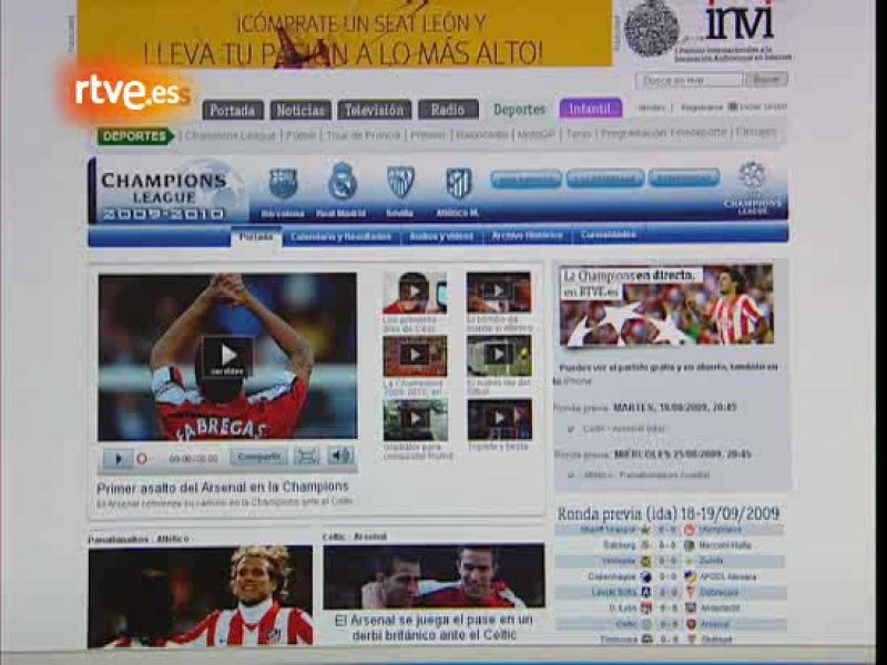 Toda la Champions en RTVE.es