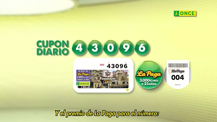 Sorteos ONCE - Sorteo ONCE - 07/12/20