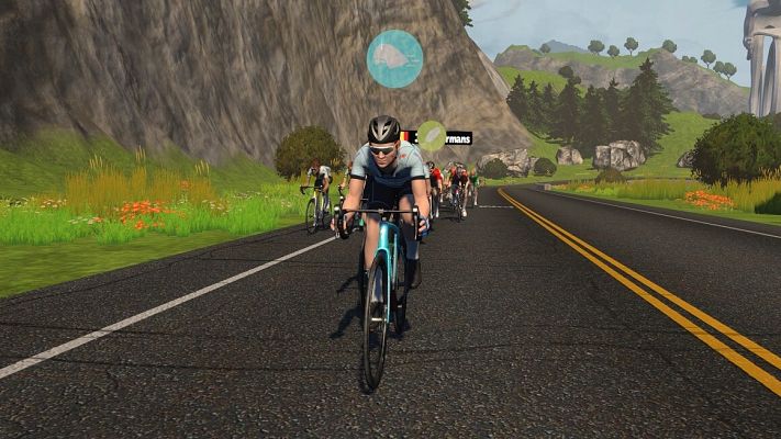 Mundiales de Ciclismo - Así ha sido la llegada de Jason Osborne en el Mundial Virtual de Watopía