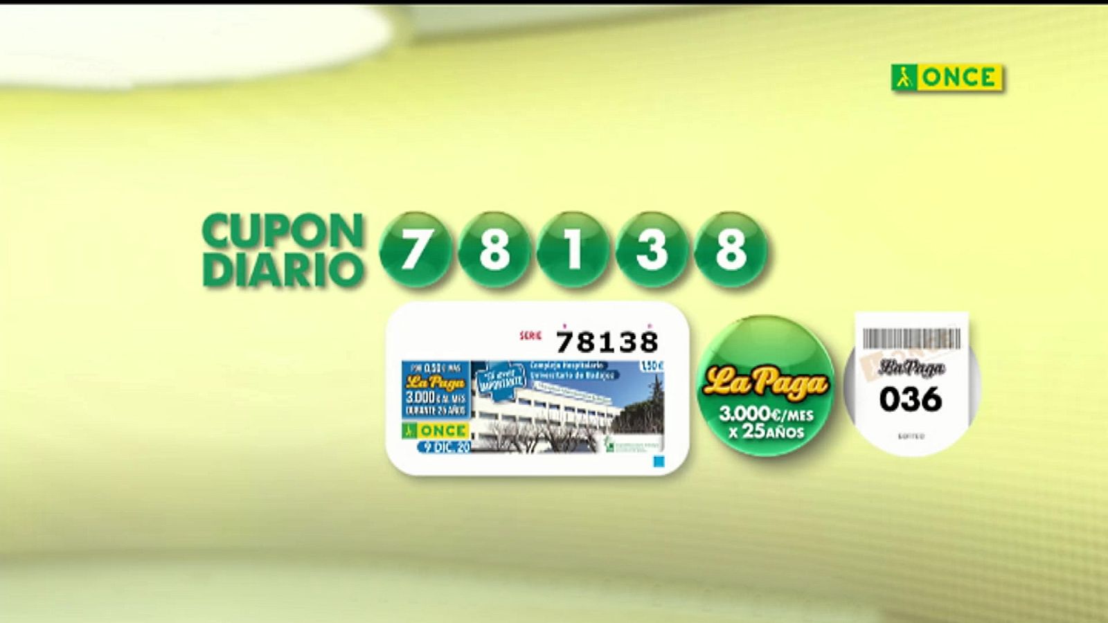 Sorteo ONCE - 09/12/20 - ver ahora