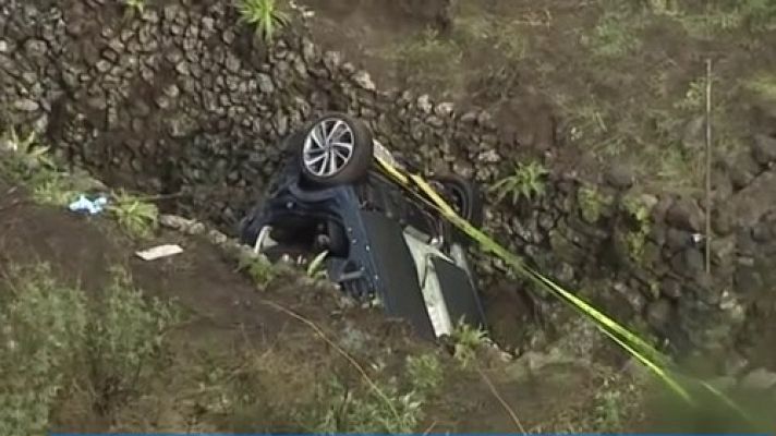 Telediario 1 - Conmoción en Canarias por la muerte de cuatro miembros de la misma familia en un accidente de tráfico