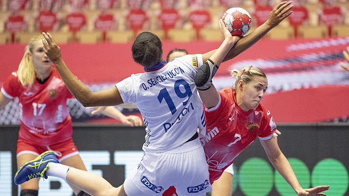 Europeo Femenino de Balonmano - Campeonato de Europa femenino. 2ª fase: Francia - Rusia
