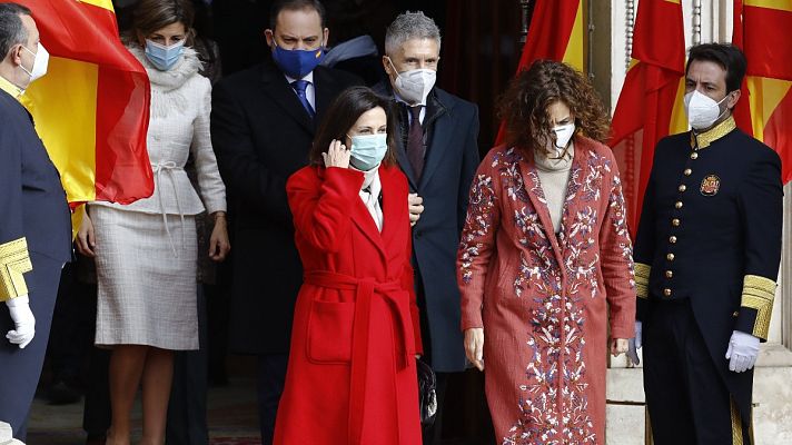 Telediario 1 - Robles: "La actuación del rey emérito me parece absolutamente rechazable"