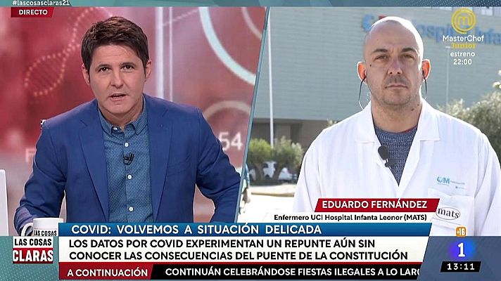 Las cosas claras - El enfermero de UCI habla de la posbilidad de una nueva ola