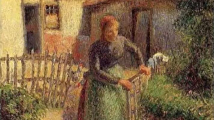 Telediario 1 - Un cuadro de Pissarro con 'custodia compartida'
