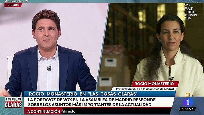 Las cosas claras - La portavoz de Vox ha sido entrevistada en Las cosas claras