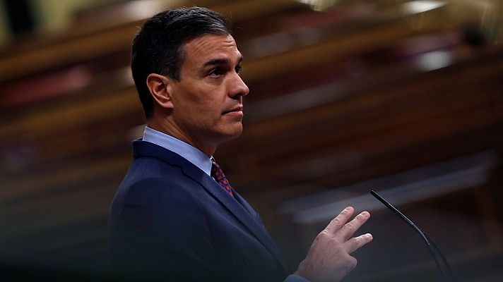 Telediario 1 - Sánchez pide "no abrir la puerta a la tercera ola"  de coronavirus ante una oposición que le reprocha su gestión