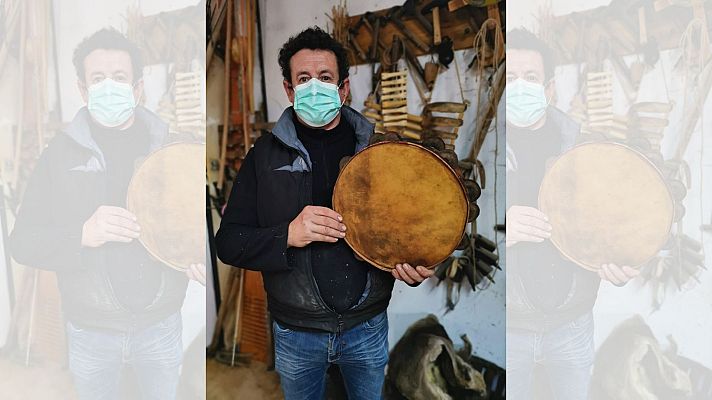 España Directo - ¿Cómo se elaboran las panderetas?