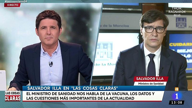 Illa: "A final de verano, todos los españoles podrán estar vacunados"