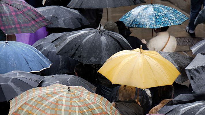 El tiempo - Lluvias localmente persistentes en la segunda mitad del día en el oeste de Galicia