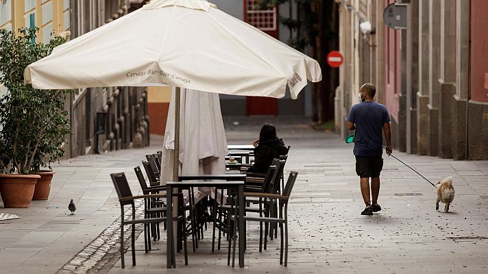 Telediario 1 - El Gobierno aprobará una rebaja del 50% en los alquileres a locales de hostelería