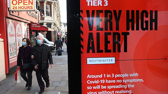 Telediario 1 - Johnson confina Londres ante la aparición de una nueva cepa
