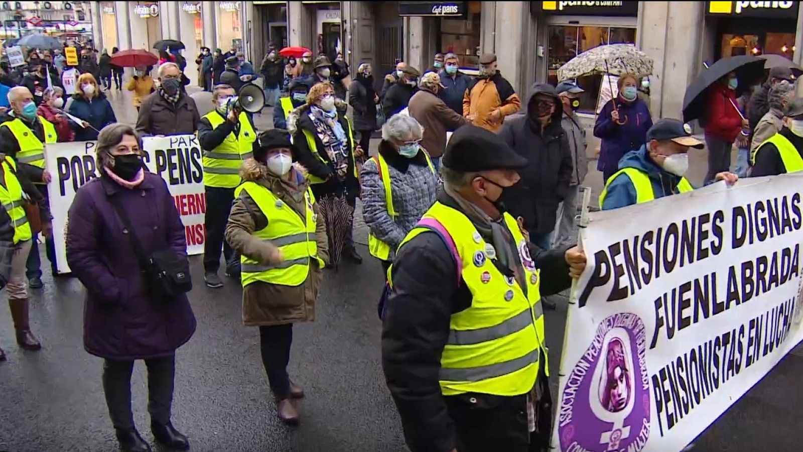 Manifestación por el futuro de las pensiones y en contra de las reformas del Pacto de Toledo- RTVE.es | Ver