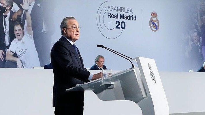 Telediario 1 - Florentino Pérez: "La reforma del fútbol no puede esperar"