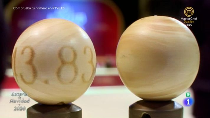 Lotería de Navidad - El 43.831, séptimo quinto premio del Gordo de Lotería de Navidad 2020