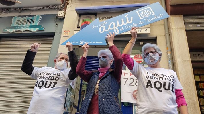 La hora de La 1 - Lluvia de premios en el centro de Granada: caen 180 millones