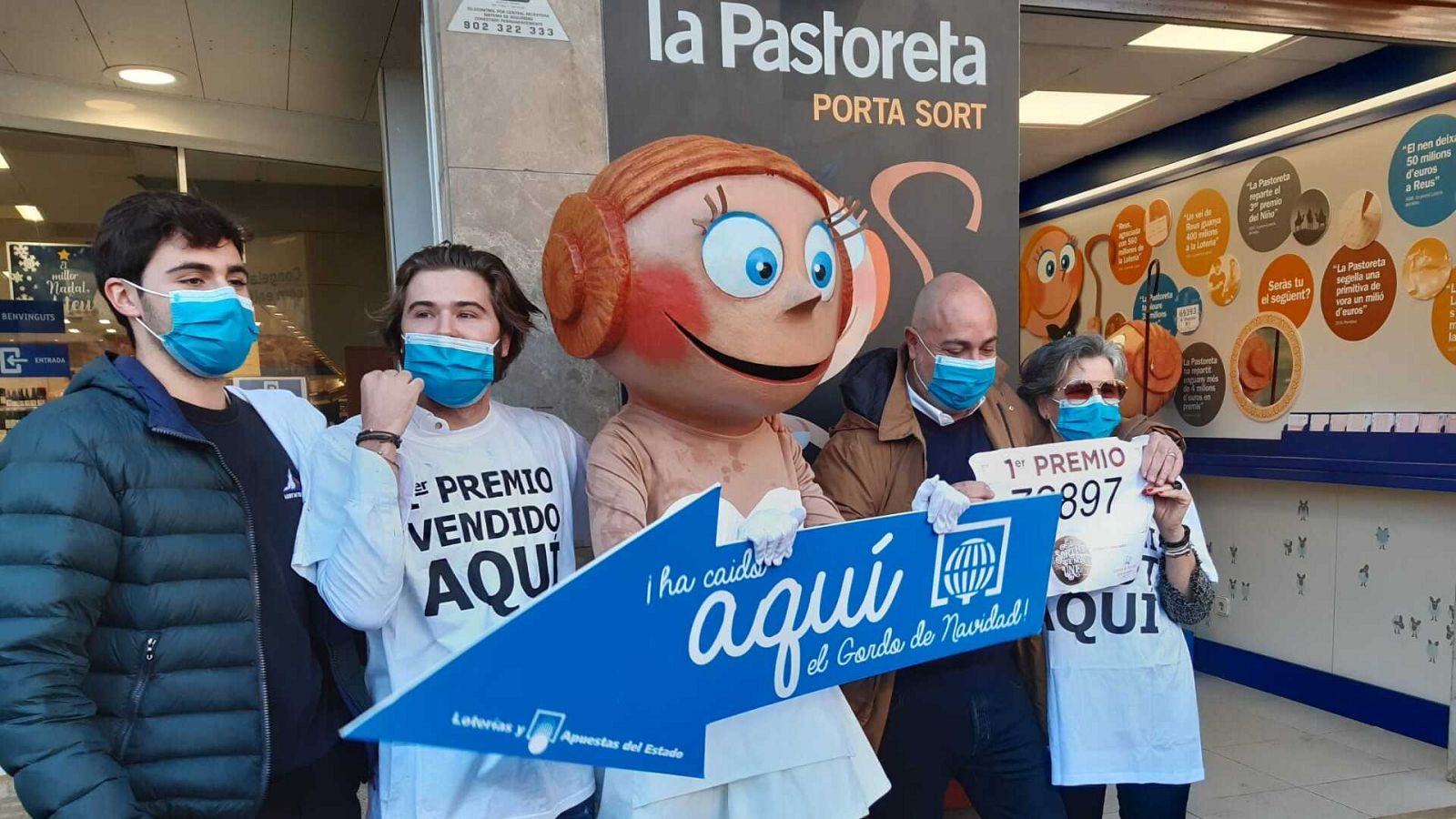 El Gordo de Navidad toca en Reus por segunda vez consecutiva