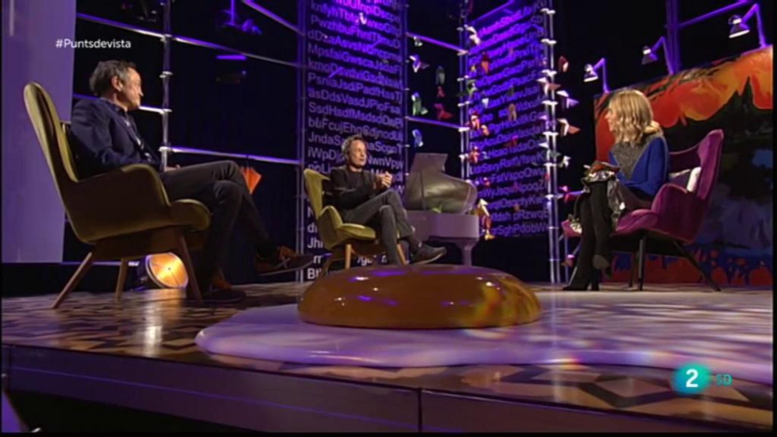 Els germans Javier i Sergio Torres al plató de Punts de vista.