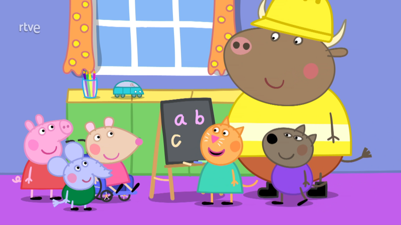 Peppa Pig - El Sr. Bull hace de profesor - RTVE.es - Peppa Pig | Ver