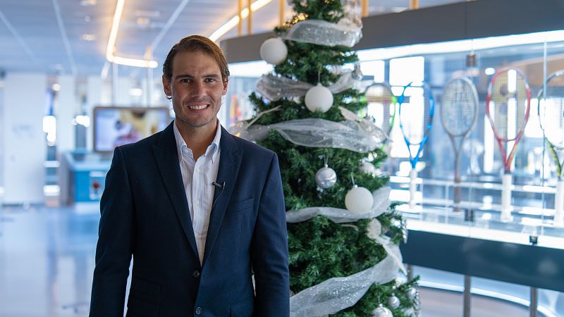 Rafa Nadal felicita la Navidad