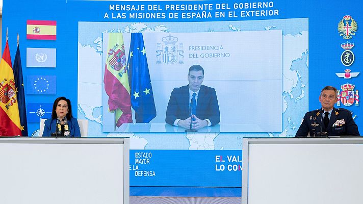 Informativo 24h - Sánchez agradece a las tropas en el exterior