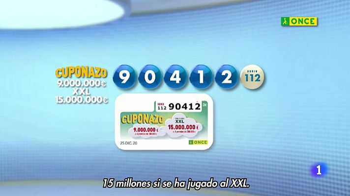 Sorteos ONCE - Sorteo ONCE - 25/12/20