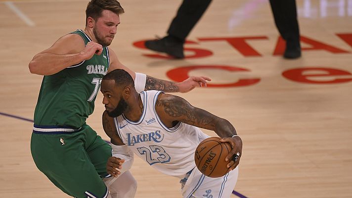 Telediario 1 - Los Lakers de LeBron se llevan el duelo ante los Dallas de Luka Doncic