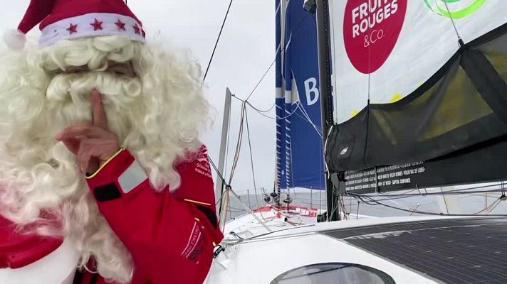 Telediario 1 - El día de Navidad es especial hasta para los regatistas de la Vendée Globe