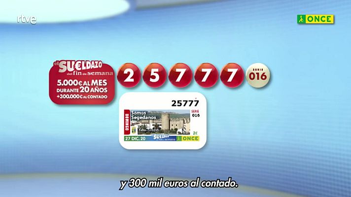 Sorteos ONCE - Sorteo ONCE - 27/12/20
