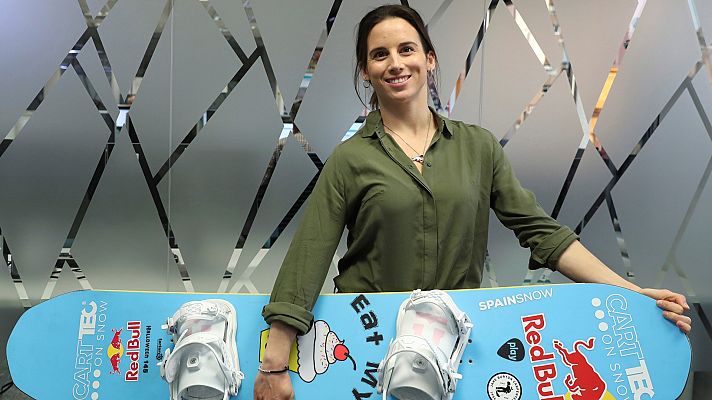 Telediario 1 - Queralt Castellet, con menos pruebas, pero igual de motivada