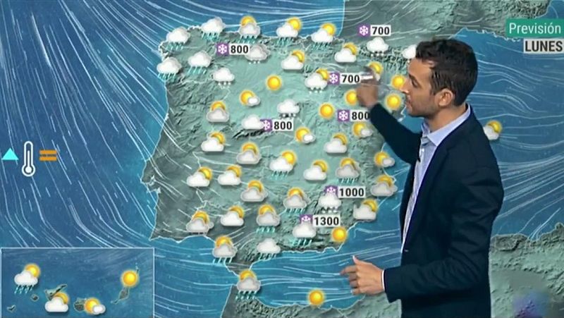 La borrasca Bella dejará precipitaciones y fuerte oleaje en el norte