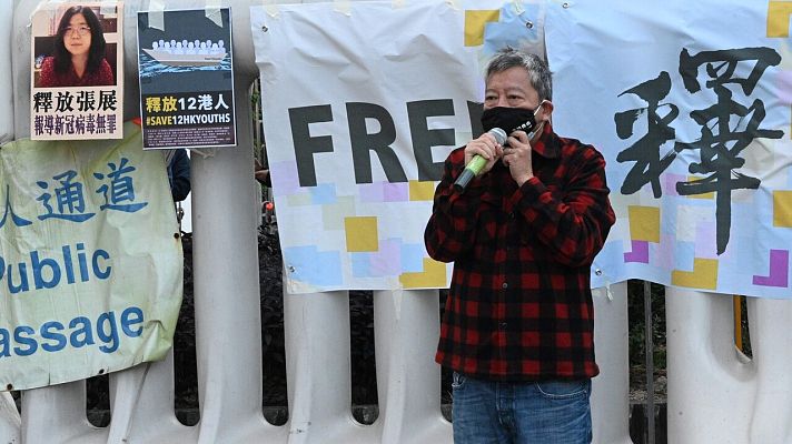 Telediario 1 - China condena a cuatro años de prisión a una periodista ciudadana por informar desde Wuhan al inicio de la pandemia