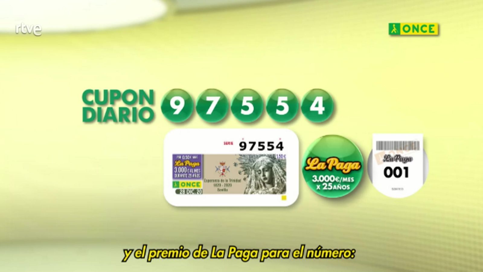 Sorteo ONCE - 28/12/20 - ver ahora