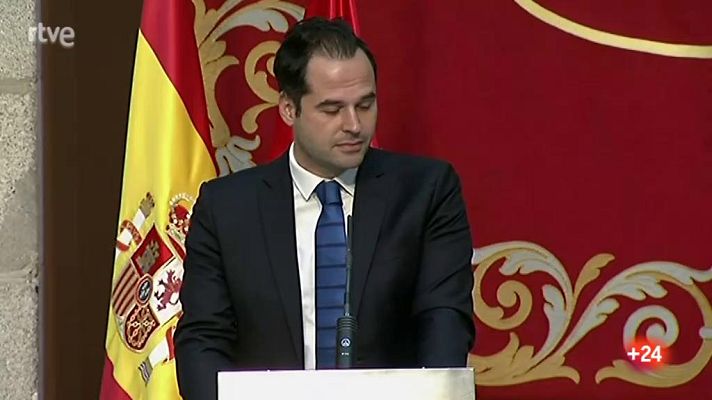 Informativo 24h - El vicepresidente de Madrid se emociona al recordar a los fallecidos por la COVID-19