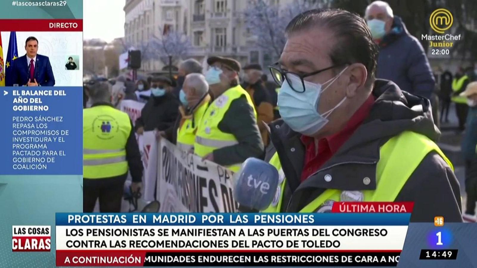 Los pensionistas se movilizan contra la reforma de las pensiones