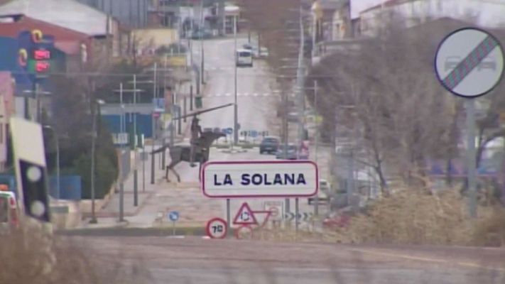 Telediario 1 - La Solana (Ciudad Real) amanece confinada perimetralmente