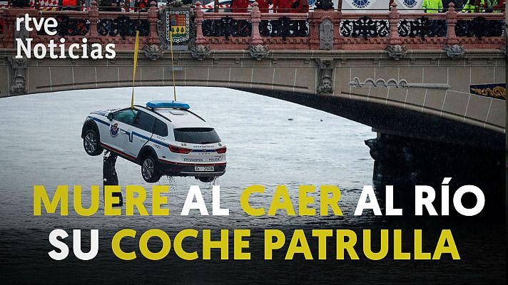  - Muere un ertzaina tras caer al río el coche patrulla
